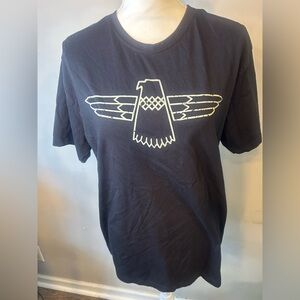 Gibson Charcoal Tee with Winged Emblem